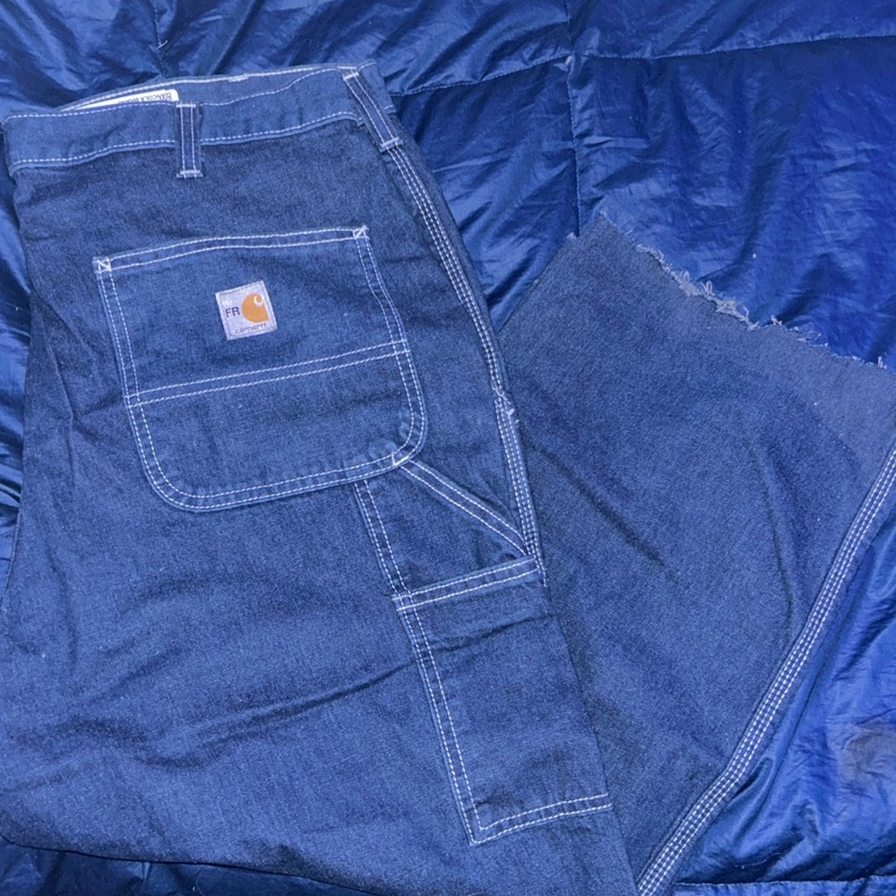 Carhartt blue pants size 36